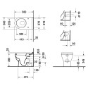 Унитаз приставной Duravit Starck 3 0124090000