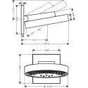 Верхний душ Hansgrohe Rainfinity 26232700
