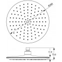 Верхний душ IDDIS 200SWRPi64