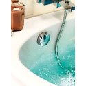 Акриловая ванна Cersanit Joanna 140x90 R ультра белый + ножки