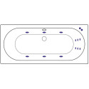 Акриловая ванна Excellent Oceana WAEX.OCE18.LINE 180x80