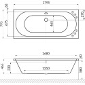 Акриловая ванна Excellent Oceana WAEX.OCE18.SMART 180x80