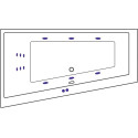 Акриловая ванна Excellent Sfera Slim WAEX.SFL17S.LINE L 170х100 см
