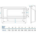 Акриловая ванна Koller Pool Neon new 170x75