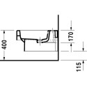 Биде подвесное Duravit Vero 223915