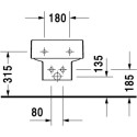 Биде подвесное Duravit Vero 223915