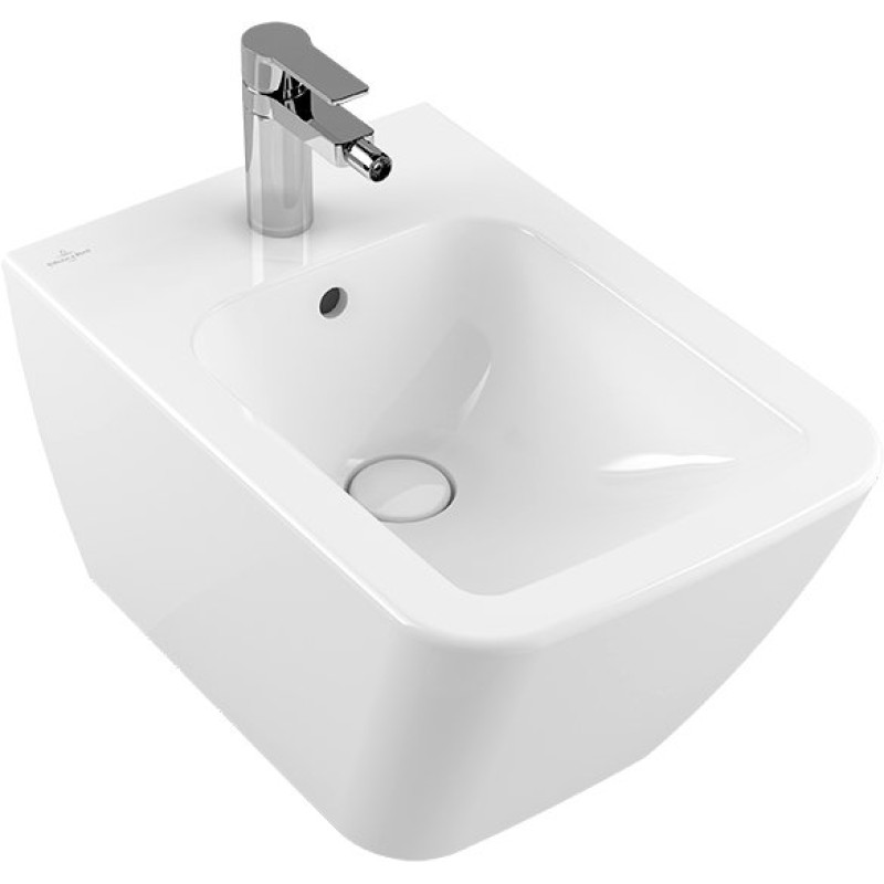 Биде подвесное Villeroy & Boch Finion 446500R2 star white, ceramicplus
