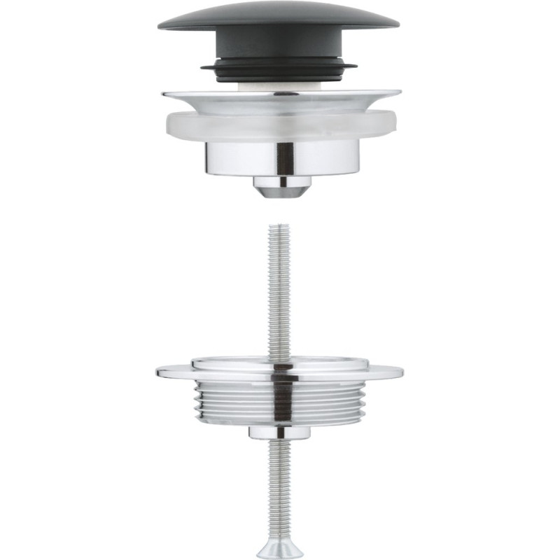 Донный клапан для раковины Grohe 65807KS0 черный бархат