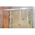 Душевая дверь в нишу GuteWetter Practic Door GK-403A правая 101-105 см стекло бесцветное, профиль матовый хром