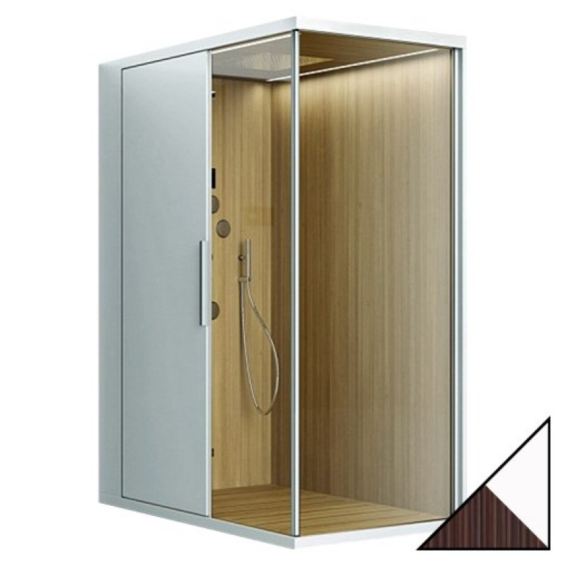 Душевая кабина AM.PM Admire Suite 140x100 L пристенная, с баней
