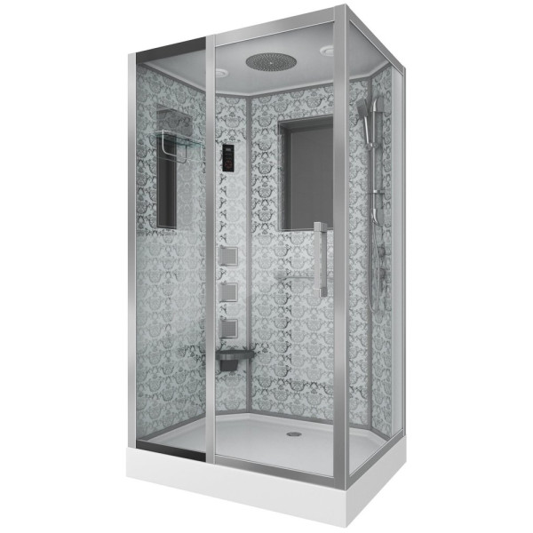 Душевая кабина Niagara Lux 7711WL хром, металлик