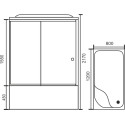 Душевая кабина Royal Bath BP RB8120BP2-T-L