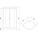 Душевая кабина Royal Bath HK RB90HK5-BT-CH