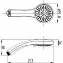 Душевая лейка Lemark LM8021C