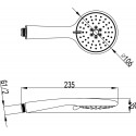 Душевая лейка Lemark LM8095C