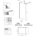 Душевая перегородка Radaway Modo New IV 90x90