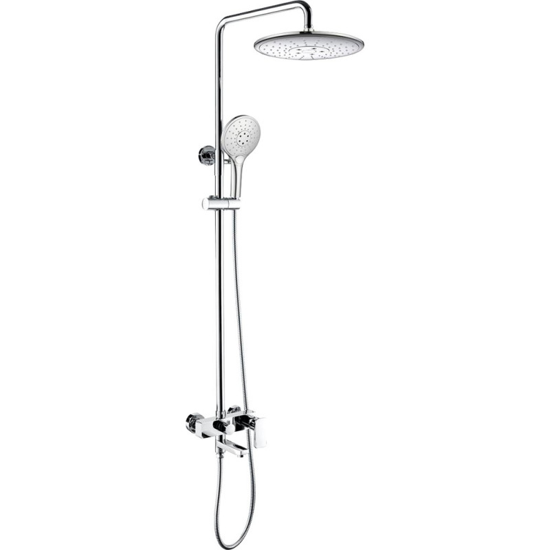 Душевая стойка Bravat Riffle F6336370CP-A-RUS хром