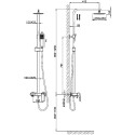 Душевая стойка D&K Berlin Technische DA1433725A02