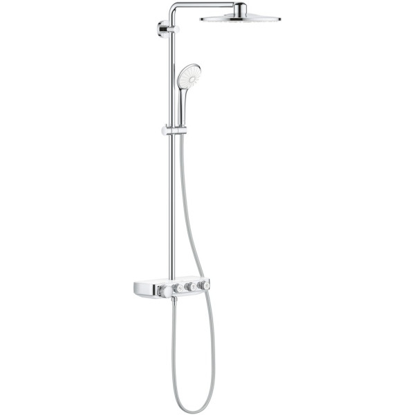 Душевая стойка Grohe Euphoria SmartControl 310 Duo 26507LS0 белая луна, с термостатом