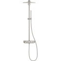 Душевая стойка Grohe Euphoria SmartControl System 310 Cube Duo 26508DC0 с термостатом, суперсталь