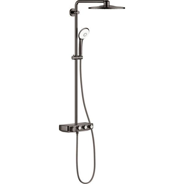 Душевая стойка Grohe Euphoria SmartControl System 310 Duo 26507A00 с термостатом, темный графит