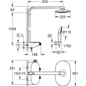 Душевая стойка Grohe Rainshower SmartControl Mono 26361000