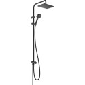 Душевая стойка Hansgrohe Vernis Shape 26289670 Showerpipe 230 1jet Reno EcoSmart черный