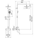 Душевая стойка IDDIS Cloud CLOSB00i06