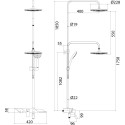 Душевая стойка Lemark Tropic LM7003C