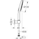 Душевой гарнитур Grohe Rainshower SmartActive 26580LS0 белая луна