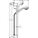 Душевой гарнитур Hansgrohe Crometta 85 27728000 Unica Crometta