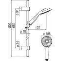 Душевой гарнитур Nobili AD140/34CR