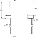 Душевой гарнитур VitrA Origin A4554326 медный