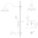 Душевой комплект Boheme Tradizionale Chromo 268 С ВНУТРЕННЕЙ ЧАСТЬЮ