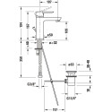 Душевой комплект Duravit A.1 A11020001010 для ванны с душем