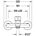 Душевой комплект Duravit A.1 A11020001010 для ванны с душем