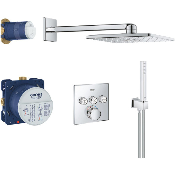 Душевой комплект Grohe Grohtherm SmartControl 34706000 С ВНУТРЕННЕЙ ЧАСТЬЮ