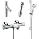 Душевой комплект Hansgrohe Ecostat universal 13123000 для ванны с душем и гигиенический душ