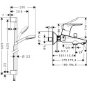 Душевой комплект Hansgrohe Focus E2 31940000 смеситель + душевой гарнитур
