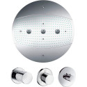 Душевой комплект Hansgrohe Raindance Rainmaker 28403000 С ВНУТРЕННЕЙ ЧАСТЬЮ, без подсветки