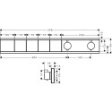 Душевой комплект Hansgrohe Rainfinity 15382700 + 26232700 + Душевой гарнитур