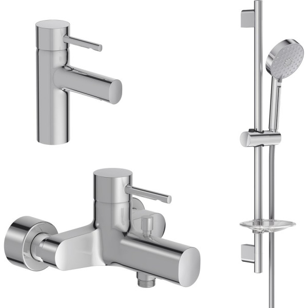 Душевой комплект Jacob Delafon Cuff E98298-CP + E45532-CP + E99898RU-CP