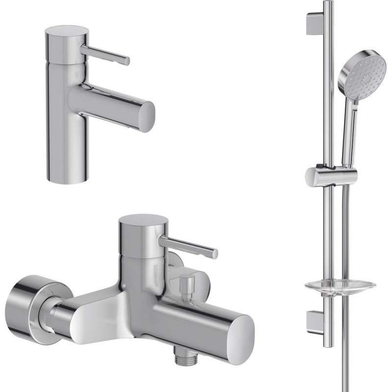 Душевой комплект Jacob Delafon Cuff E98298-CP + E45532-CP + E99898RU-CP