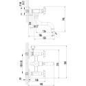 Душевой комплект Lemark Practica LM7512C + LM7507C