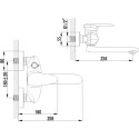 Душевой комплект Lemark Status LM4414C + LM4409C
