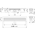 Душевой лоток AlcaPlast APZ1 300 с опорами