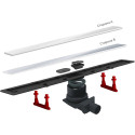 Душевой лоток Pestan Confluo Frameless Line 650 white glass