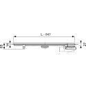 Душевой лоток TECE TECEdrainline 6 109 00 угловой 90х90 см комплект