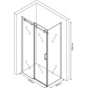 Душевой уголок Berges Wasserhaus Gelios 061019 120х90, профиль хром сильвер