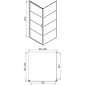 Душевой уголок Bravat Blackline BS090.2115B 90х90х195